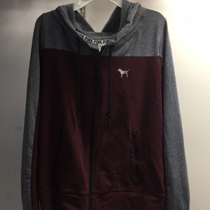 Pink burgundy jacket